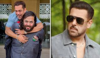 سلمان خان مکیش امبانی کے بیٹے اننت کی پیٹھ پر سوار، دلچسپ تصویر شیئر