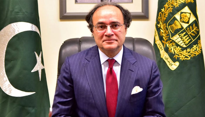 وفاقی وزیرِ خزانہ محمد اورنگزیب—فائل فوٹو