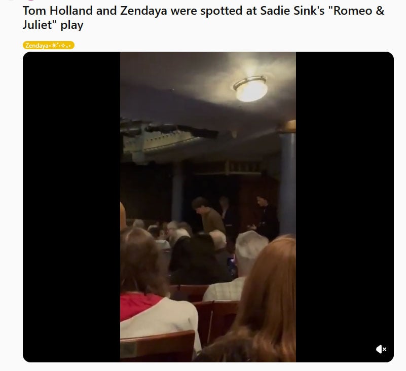 Zendaya joins Tom Holland for surprise theatre show after ‘Euphoria 3’ premiere