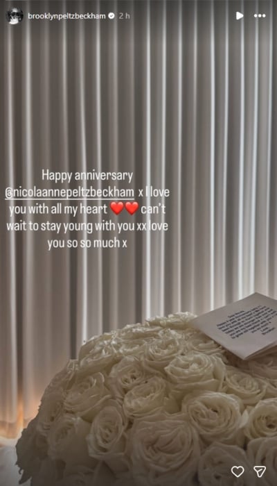 P.C.: Brooklyn Beckham via Instagram Stories