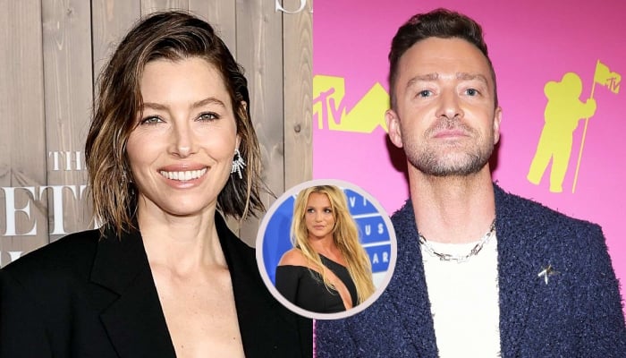 Jessica Biel reacts after husband Justin Timberlakes ex Britney Spears DUI drama