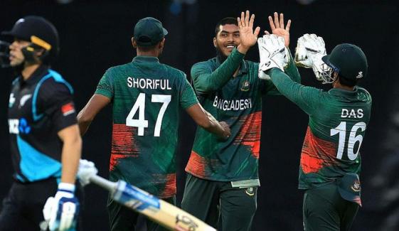 بنگلادیش کا نیوزی لینڈ کیخلاف پہلے 2 ون ڈے میچز کیلئے اسکواڈ کا اعلان