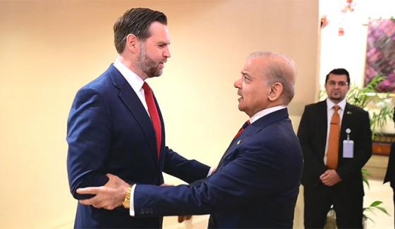 وزیرِ اعظم شہباز شریف سے امریکی نائب صدر جے ڈی وینس کی ملاقات
