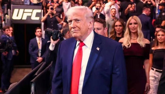 Trump cheered at UFC 327 in first sporting appearance since US-Iran war