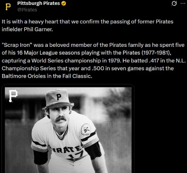 Phil Garner, former Brewers manager dies at 76: Family shares cause of death