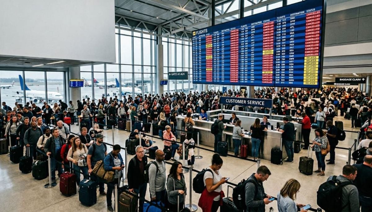 US flight cancellations and delays today: Thousands stranded across major hubs