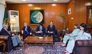 اسحاق ڈار سے چینی سفیر کی ملاقات، اسلام آباد مذاکرات کے بعد کی پیشرفت پر تبادلہ خیال 