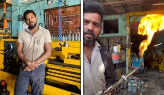 انجینئر کا لیتھ مشینوں سے ٹرگنومیٹری سمجھانا وائرل ہوگیا