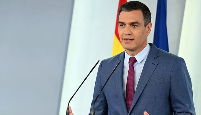 اسپین کے وزیرِ اعظم پیڈرو سانچیز—فائل فوٹو