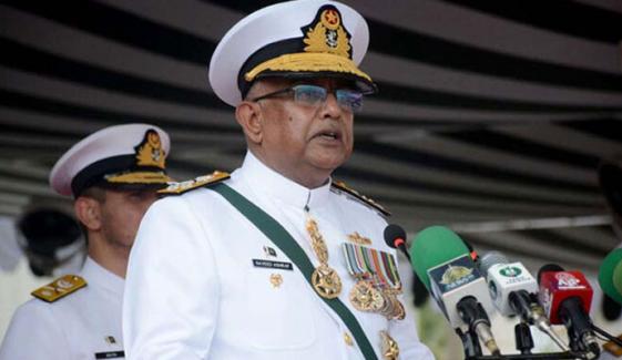 پاکستان کی کوششوں سے مشرقِ وسطیٰ میں جنگ بندی ممکن ہوئی: نیول چیف