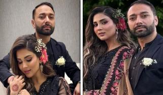 فضا علی کے شوہر اعجاز خان نے لائیو شو میں اداکارہ کو کندھے پر اٹھا لیا، ویڈیو وائرل