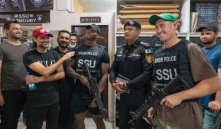 حیدرآباد کنگسمین کے کھلاڑیوں، سپورٹ اسٹاف کا ایس ایس یو ہیڈ کوارٹر کا دورہ