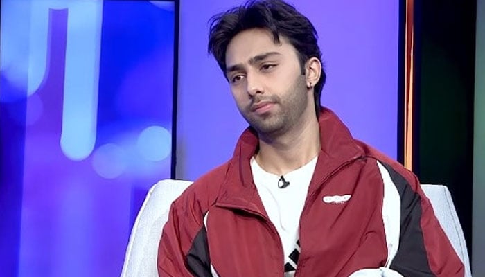 گلوکار و اداکار عاشر وجاہت — فوٹو اسکرین گریب