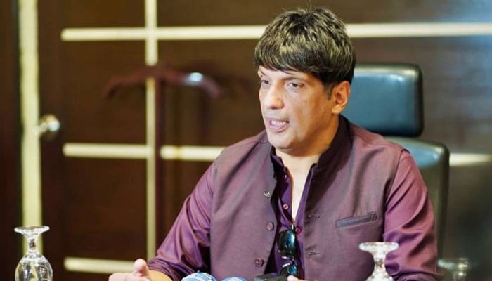 پاکستان فٹ بال فیڈریشن کے صدر محسن گیلانی—فائل فوٹو