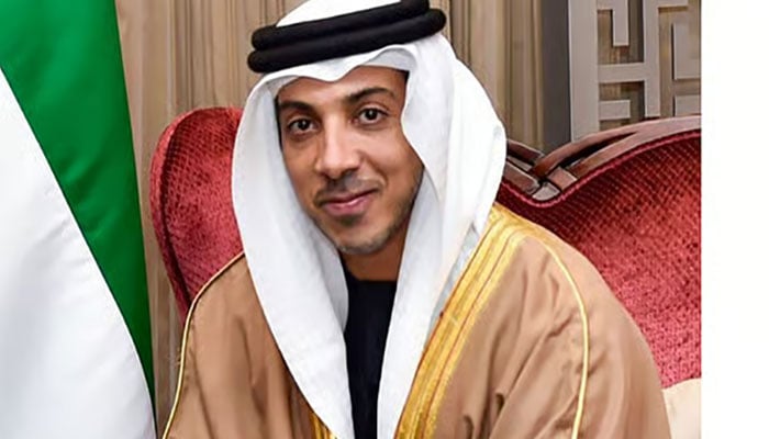 یو اے ای کے نائب صدر کا اسپیکر ایرانی پارلیمنٹ باقر قالیباف سے ٹیلیفونک رابطہ