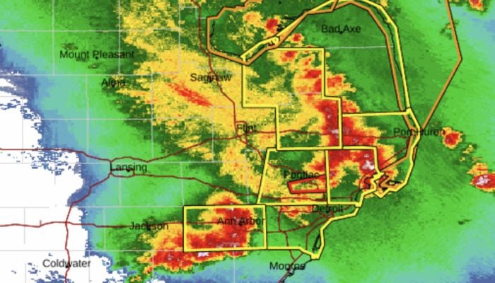 Michigan Tornado Watch: Severe storms trigger warning in Ann Arbor and Detroit