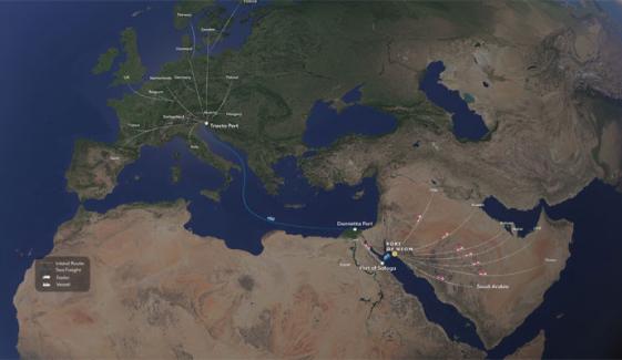 بحیرہ احمر میں سعودی عرب کا نیوم پورٹ بڑا تجارتی مرکز بن گیا