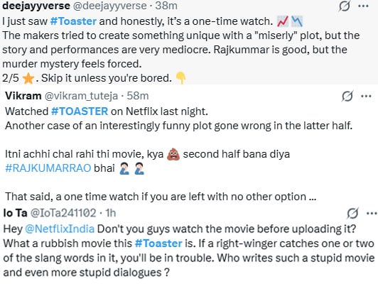 Netflix ‘Toaster’ gets shocking two-word review: Totally wasted