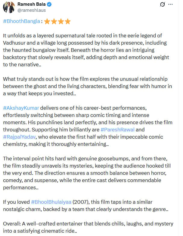 ‘Bhoot Bangla’: Heres what fans are saying about Akshay Kumar’s horror-comedy