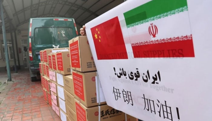 चीन ने ईरान को 58 टन आपातकालीन चिकित्सा सहायता दी