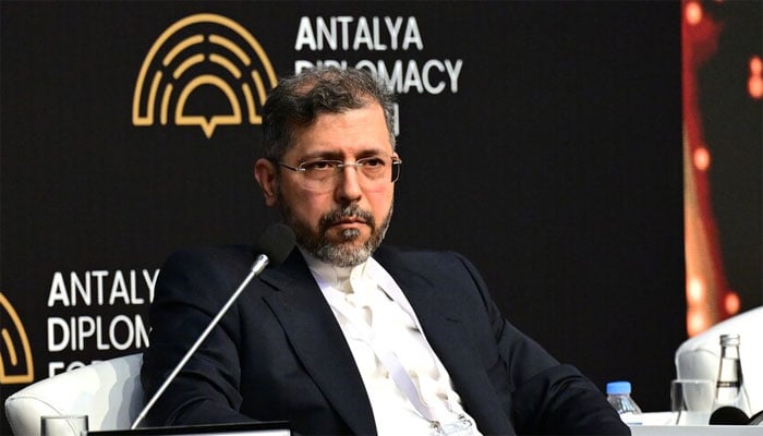 ایرانی  نائب وزیر خارجہ سعید خطیب زادہ(تصویر سوشل میڈیا)۔