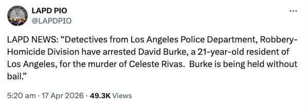 D4vd takes shocking turn as he arrested without bail amid teens death probe