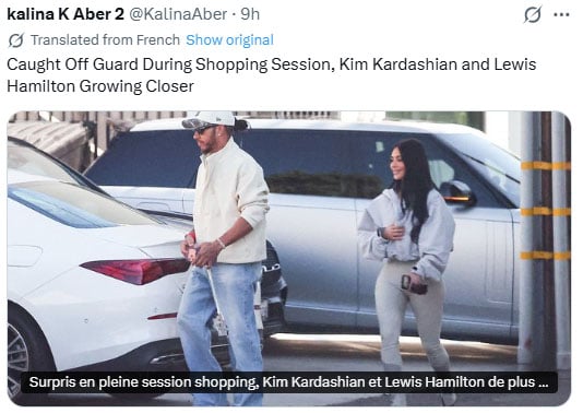Kim Kardashian and Lewis Hamilton went for unconventional shopping after Coachella date