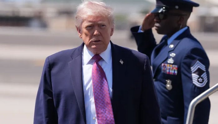 امریکی صدر ڈونلڈ ٹرمپ---فائل فوٹو