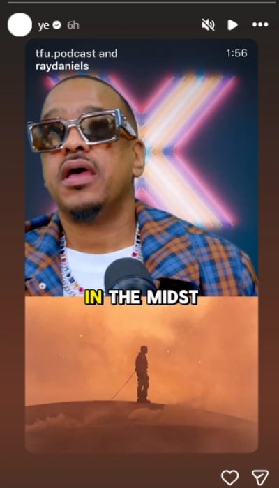 P.C. Kanye West/Instagram Stories