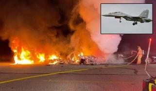 بھارتی فضائیہ کے جنگی طیارے میں لینڈنگ کے دوران خرابی، رن وے کئی گھنٹوں تک بند