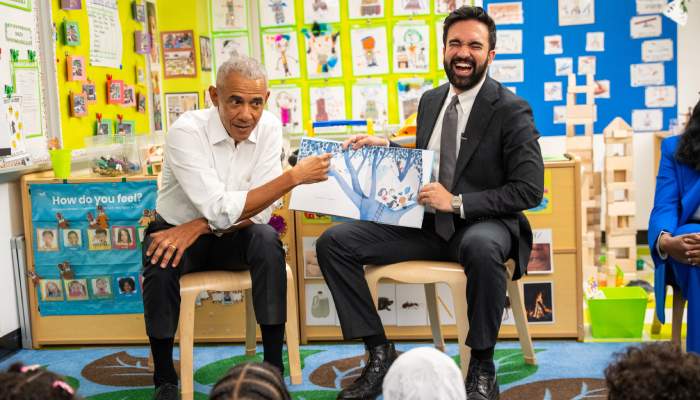 Barack Obama praises ‘New York City’s cutest’ after first meeting with Mamdani