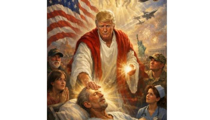 Trump to read Bible verse after backlash over pope feud, AI Jesus image