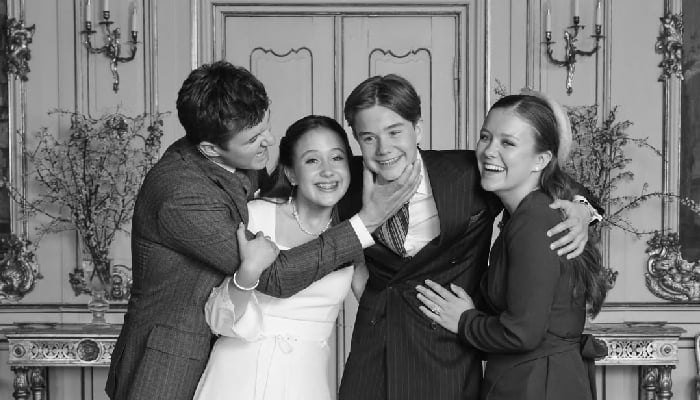 Prince Christian, Isabella share adorable moments with Vincent, Josephine after big event