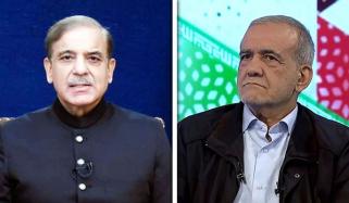 وزیراعظم شہباز شریف کی ایرانی صدر مسعود پزشکیان سے 45 منٹ طویل ٹیلفونک گفتگو