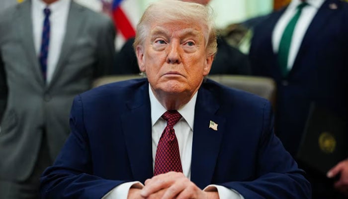 امریکی صدر ڈونلڈ ٹرمپ---فائل فوٹو