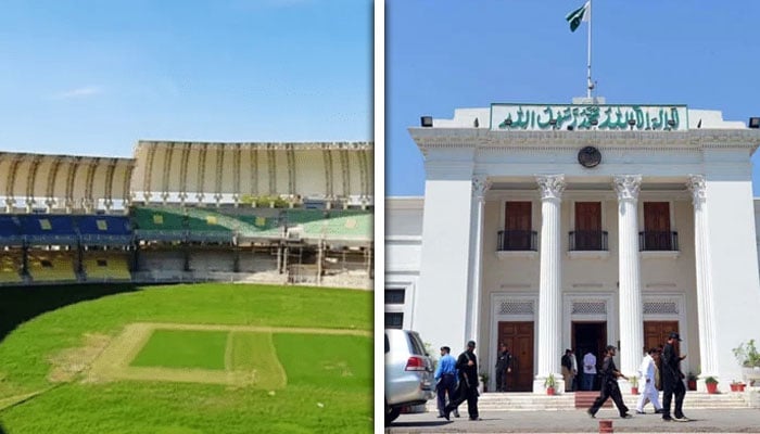 کے پی اسمبلی اجلاس پہلی بار اسمبلی سے باہر پشاور اسٹیڈیم میں بلانے کا فیصلہ