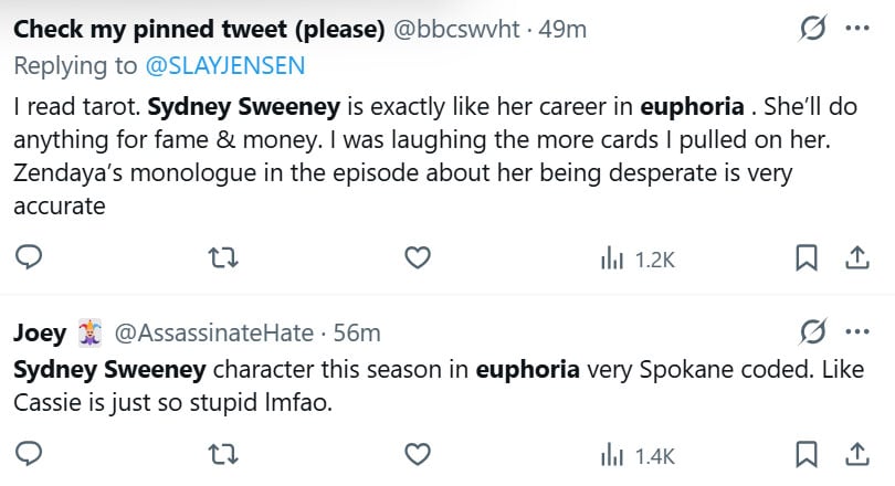 ‘Euphoria’ latest episode sparks another scandal for Sydney Sweeney