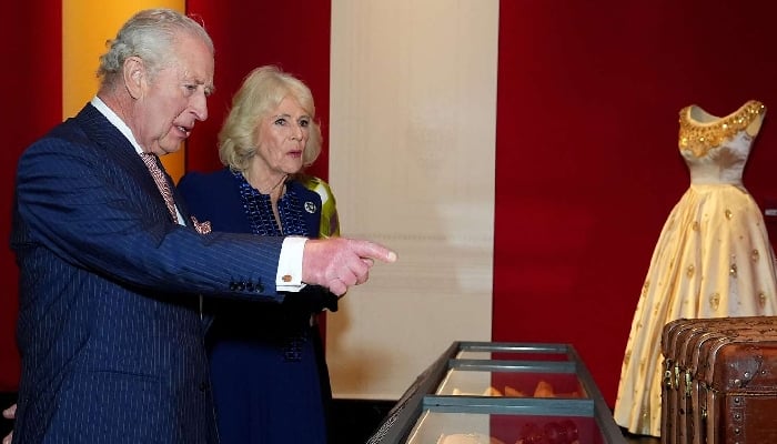 King Charles rarely-seen cousin joins him & Camilla at Queen Elizabeth II fashion display