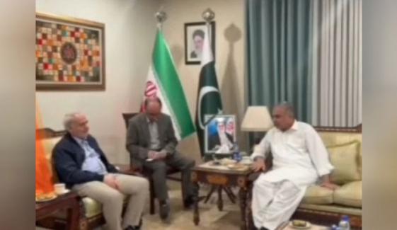 وزیرِ داخلہ محسن نقوی سے ایرانی سفیر ڈاکٹر رضا امیری مقدم کی ملاقات