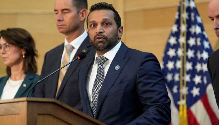 امریکی وفاقی تحقیقاتی ادارے ایف بی آئی کے ڈائریکٹر کاش پٹیل---فائل فوٹو