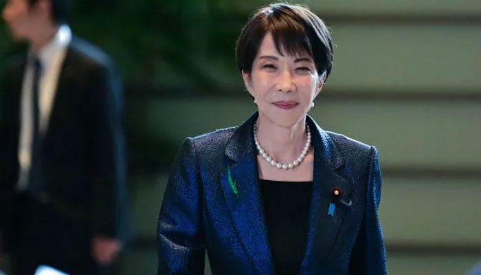 جاپانی وزیرِاعظم سانائے تاکائچی---فائل فوٹو