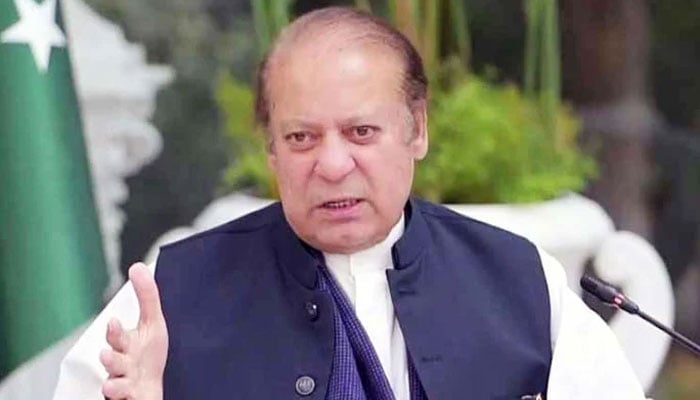 نائب وزیر اعظم اسحاق ڈار اور فیلڈ مارشل عاصم منیر کا کردار لائق تحسین ہے، نواز شریف - فوٹو: فائل