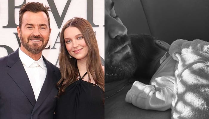 Justin Theroux reflects on fatherhood after welcoming son with Nicole Brydon Bloom