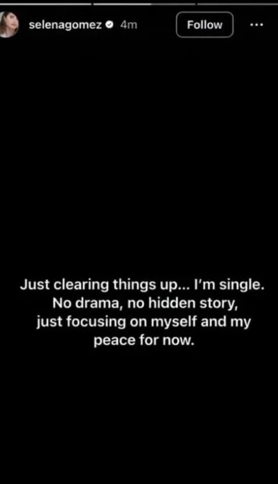 P.C.: Selena Gomez/Instagram Stories