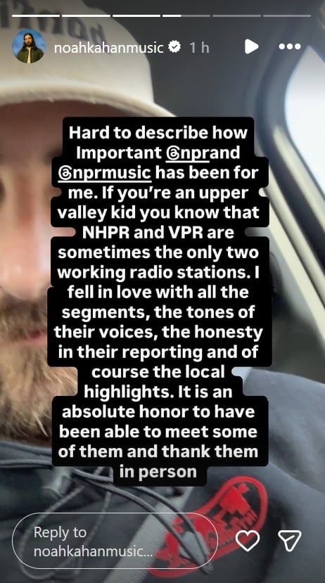 picture credit: Noah Kahan/ Instagram