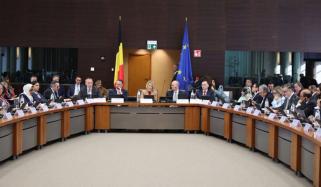 برسلز میں گلوبل الائنس برائے دو ریاستی حل پر عملدرآمد کا اجلاس