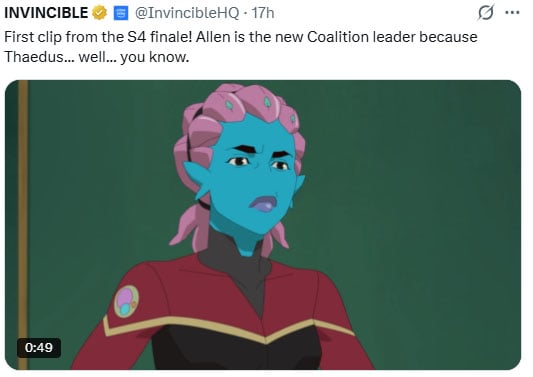 ‘Invincible’ Season 4 recently concluded its last episode on Amazon Prime Video