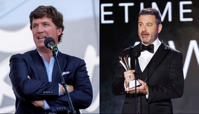 Tucker Carlsons apology for backing Trump draws Jimmy Kimmel jab