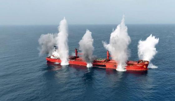 عمان کے قریب بحری جہاز پر فائرنگ، برطانوی میری ٹائم ادارے کی تصدیق