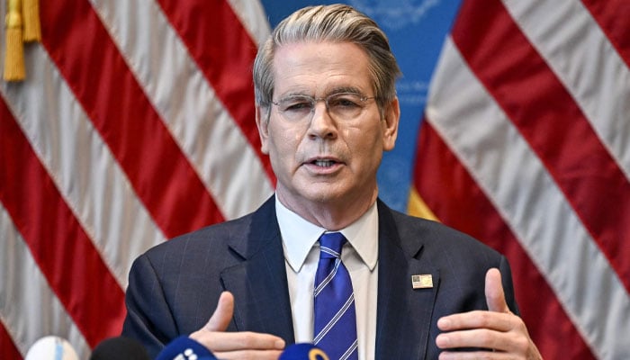 امریکی وزیرِ خزانہ اسکاٹ بیسنٹ—فائل فوٹو